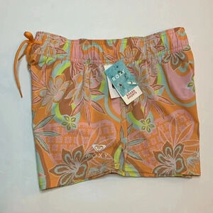 Roxy 2” Board Swim Shorts Tropical Floral Sz S NWT